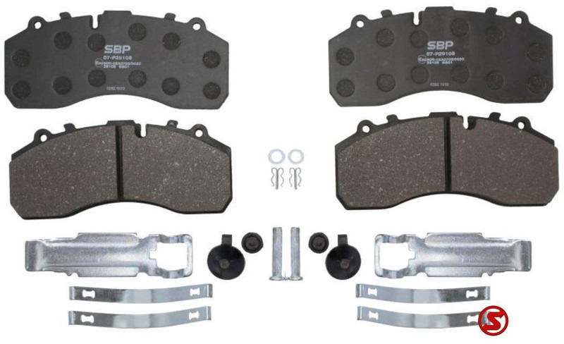 Diversen Remblok mercedes - daf - iveco WVA29108 - Τακάκια φρένων για Φορτηγό: φωτογραφία 1 Diversen Remblok mercedes - daf - iveco WVA29108 - Τακάκια φρένων για Φορτηγό: φωτογραφία 1
