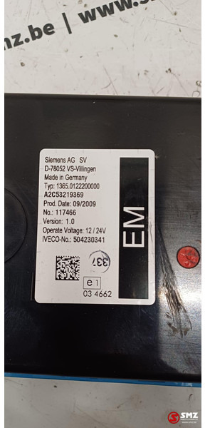 Iveco Occ ECU EM regeleenheid Iveco - Ηλεκτρονική μονάδα ελέγχου για Φορτηγό: φωτογραφία 4 Iveco Occ ECU EM regeleenheid Iveco - Ηλεκτρονική μονάδα ελέγχου για Φορτηγό: φωτογραφία 4