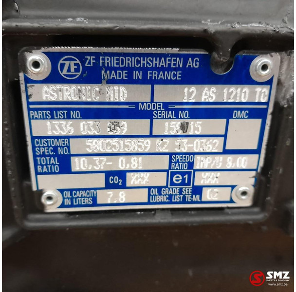 Iveco Occ versnellingsbak 12AS1210TO Iveco - Κιβώτιο ταχυτήτων για Φορτηγό: φωτογραφία 5 Iveco Occ versnellingsbak 12AS1210TO Iveco - Κιβώτιο ταχυτήτων για Φορτηγό: φωτογραφία 5