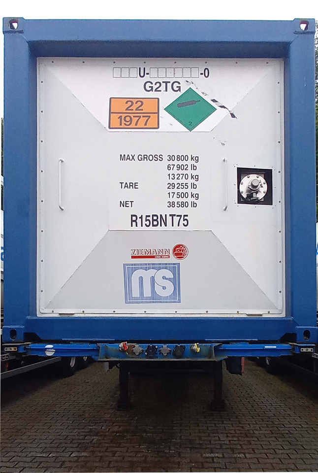 Ziemann LNG Methan Gas Cryogenic tank container 40ft tank - Επικαθήμενο βυτίο: φωτογραφία 2 Ziemann LNG Methan Gas Cryogenic tank container 40ft tank - Επικαθήμενο βυτίο: φωτογραφία 2