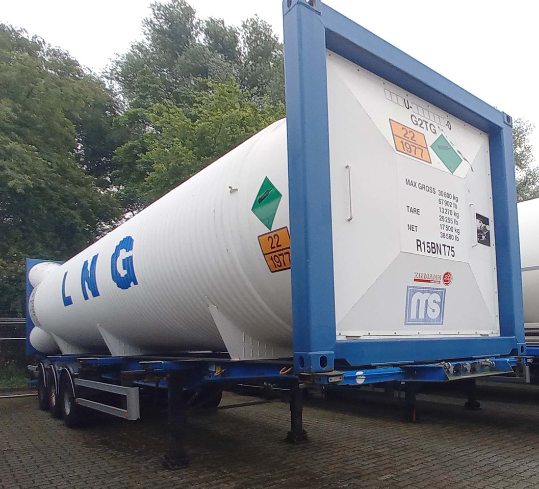 Ziemann LNG Methan Gas Cryogenic tank container 40ft tank - Επικαθήμενο βυτίο: φωτογραφία 1 Ziemann LNG Methan Gas Cryogenic tank container 40ft tank - Επικαθήμενο βυτίο: φωτογραφία 1