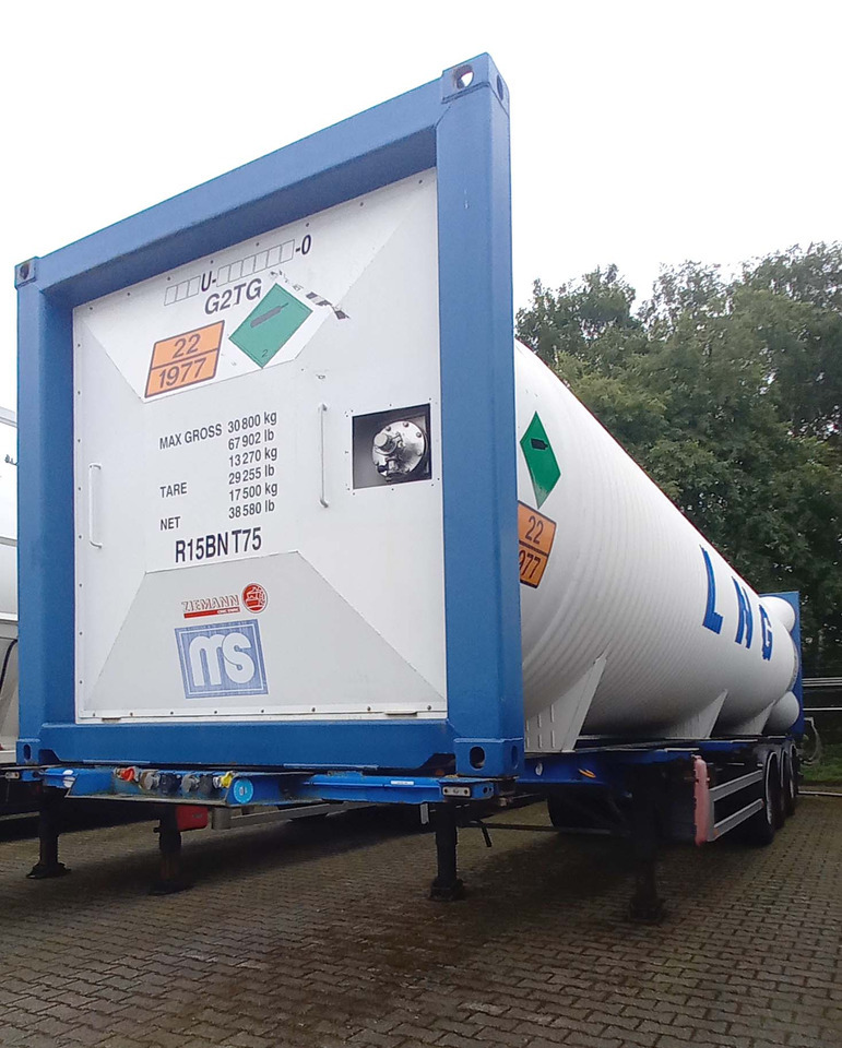 Ziemann LNG Methan Gas Cryogenic tank container 40ft tank - Επικαθήμενο βυτίο: φωτογραφία 3 Ziemann LNG Methan Gas Cryogenic tank container 40ft tank - Επικαθήμενο βυτίο: φωτογραφία 3