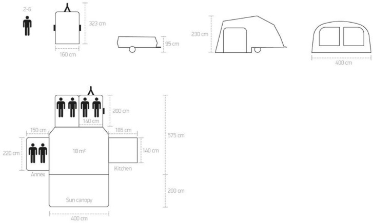 Camp-let Passion - Ρυμουλκούμενο τροχόσπιτο: φωτογραφία 4 Camp-let Passion - Ρυμουλκούμενο τροχόσπιτο: φωτογραφία 4