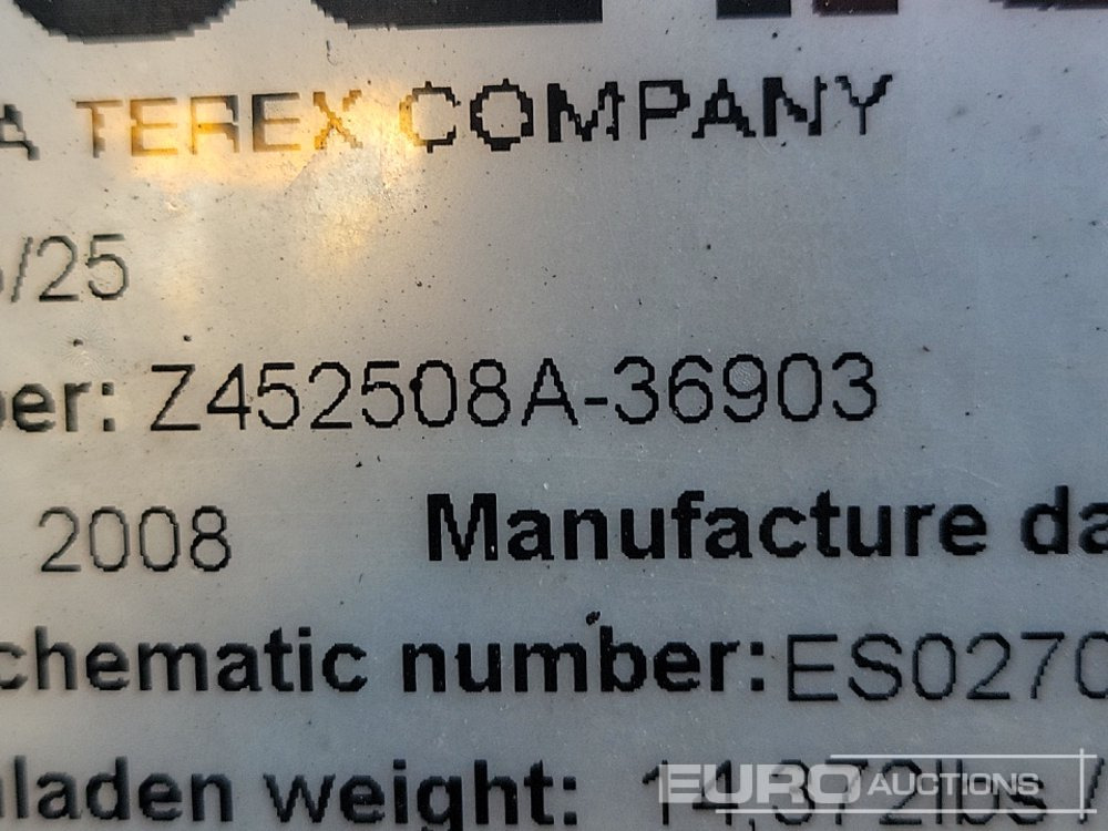 Πλατφόρμα εναέρια 2008 Genie Z45/25: φωτογραφία 41