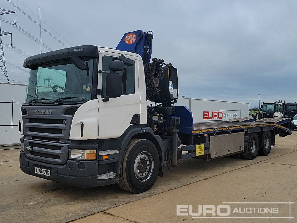 2009 Scania P270 - Φορτηγό με ανοιχτή καρότσα: φωτογραφία 1 2009 Scania P270 - Φορτηγό με ανοιχτή καρότσα: φωτογραφία 1