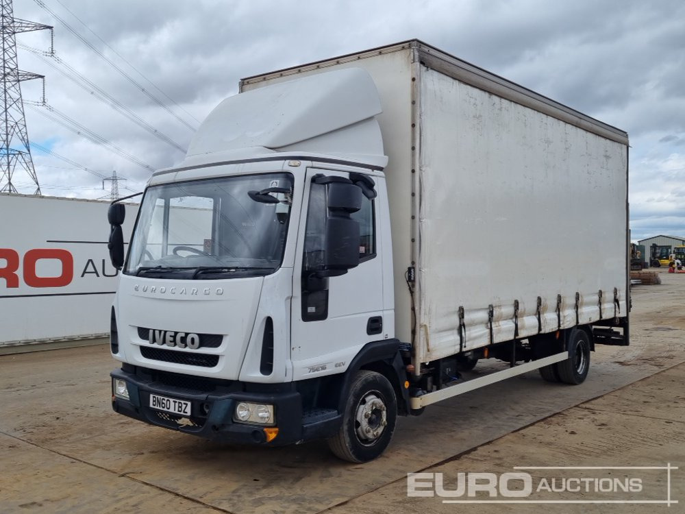 2010 Iveco 75E16 EEV - Φορτηγό μουσαμάς: φωτογραφία 1 2010 Iveco 75E16 EEV - Φορτηγό μουσαμάς: φωτογραφία 1