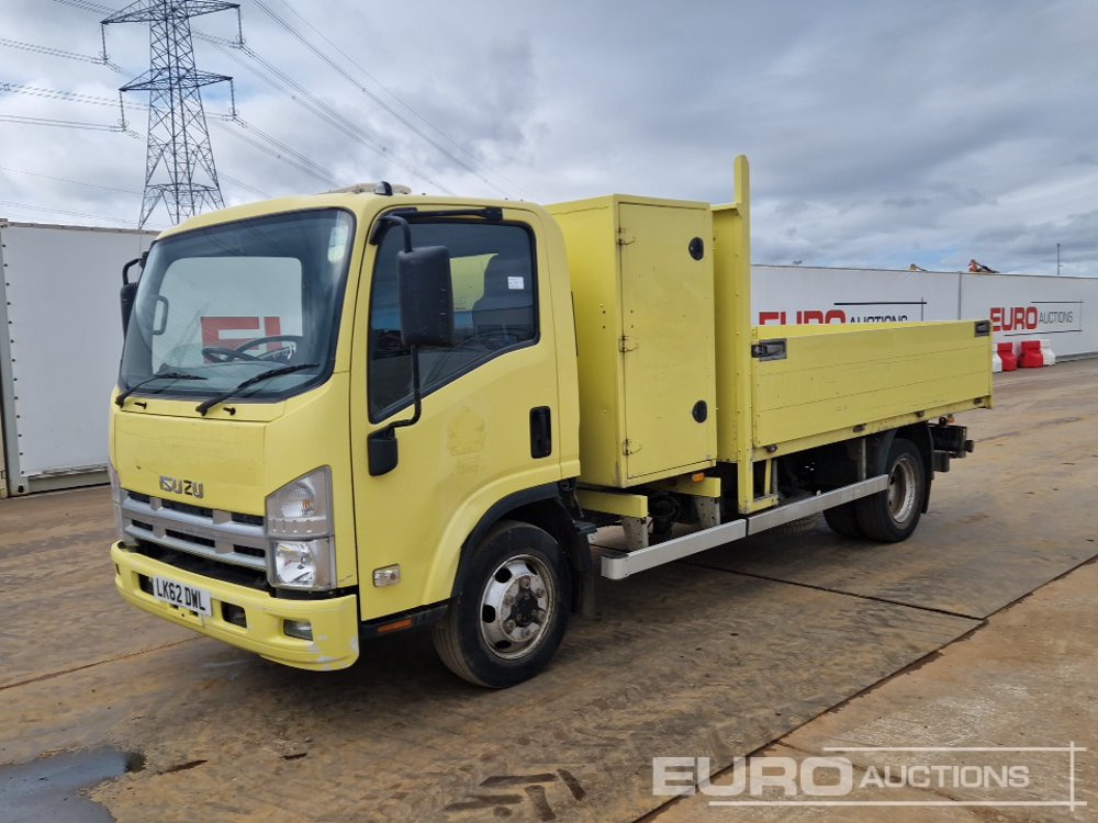 2012 Isuzu NPR-6 N62.150M - Φορτηγό με ανοιχτή καρότσα: φωτογραφία 1 2012 Isuzu NPR-6 N62.150M - Φορτηγό με ανοιχτή καρότσα: φωτογραφία 1