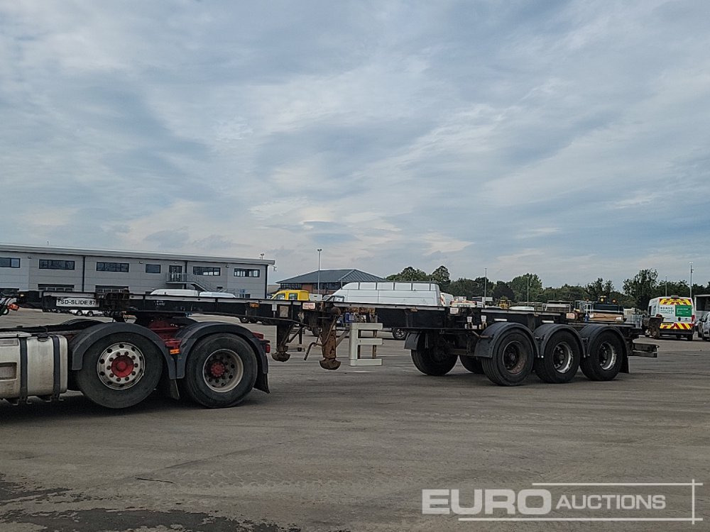 2013 Cartwright Tri Axle Skeleton Trailer, Twist & Lock - Επικαθήμενο πλατφόρμα/ Καρότσα: φωτογραφία 1 2013 Cartwright Tri Axle Skeleton Trailer, Twist & Lock - Επικαθήμενο πλατφόρμα/ Καρότσα: φωτογραφία 1