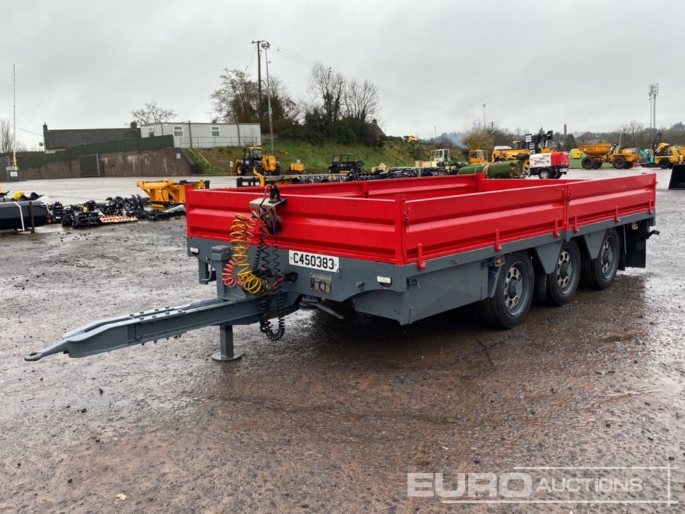 2013 Dooley 10 Ton Tri-Axle Drop Side Drag Trailer - Τρέιλερ πλατφόρμα/ Καρότσα: φωτογραφία 1 2013 Dooley 10 Ton Tri-Axle Drop Side Drag Trailer - Τρέιλερ πλατφόρμα/ Καρότσα: φωτογραφία 1