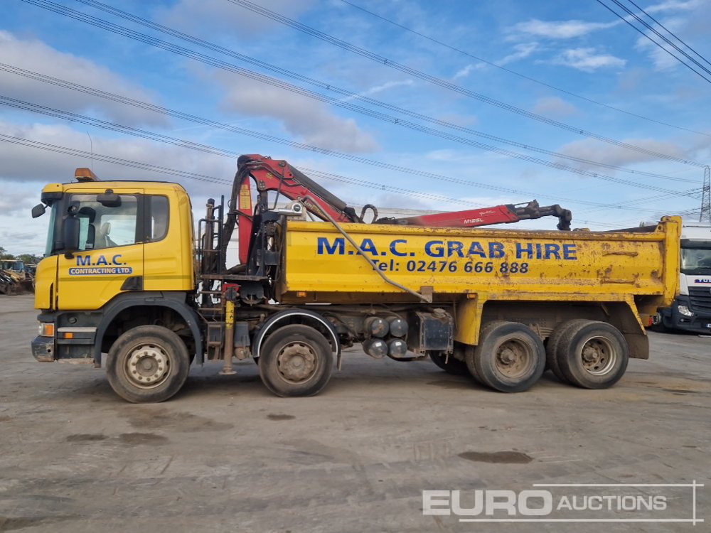 2013 Scania P400 - Φορτηγό ανατρεπόμενο, Φορτηγό με γερανό: φωτογραφία 2 2013 Scania P400 - Φορτηγό ανατρεπόμενο, Φορτηγό με γερανό: φωτογραφία 2