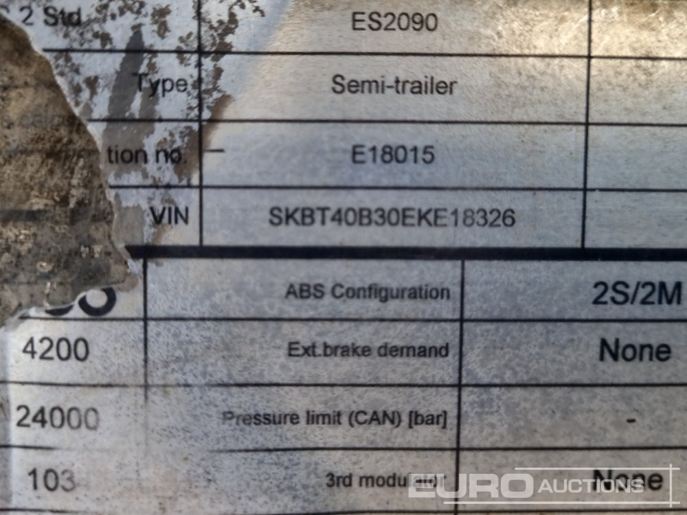 Επικαθήμενο ανατρεπόμενο 2014 Kel-berg T25/T100-6725: φωτογραφία 45
