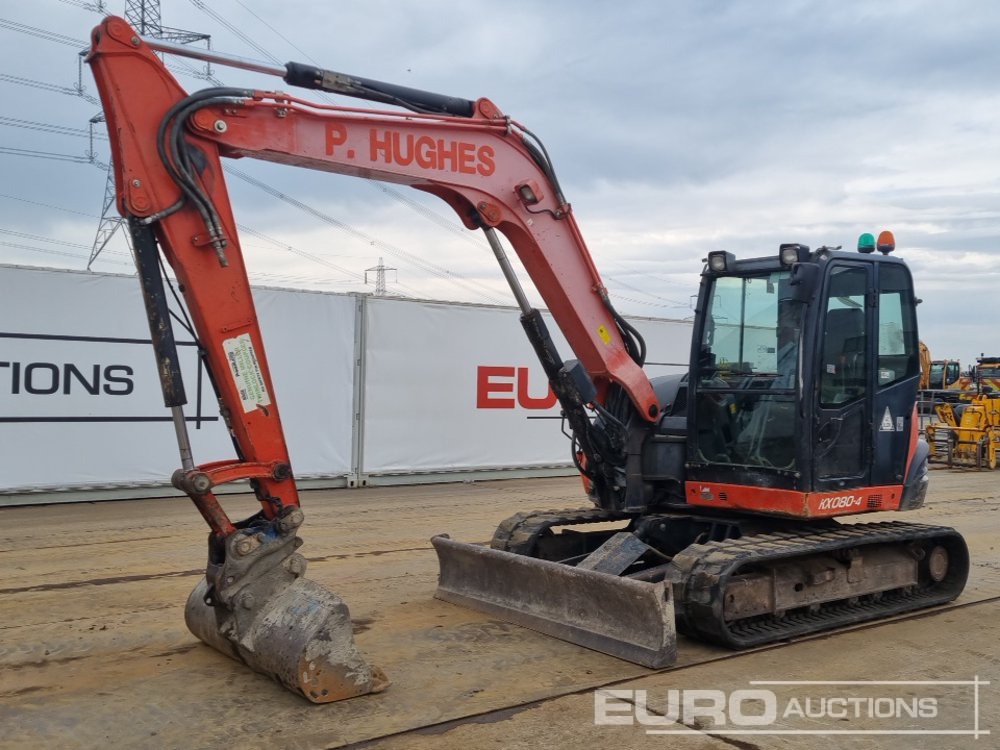 2014 Kubota KX080-4 - Μίνι εκσκαφέας: φωτογραφία 1 2014 Kubota KX080-4 - Μίνι εκσκαφέας: φωτογραφία 1