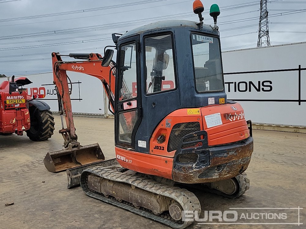 2014 Kubota KX101-3A3 - Μίνι εκσκαφέας: φωτογραφία 3 2014 Kubota KX101-3A3 - Μίνι εκσκαφέας: φωτογραφία 3