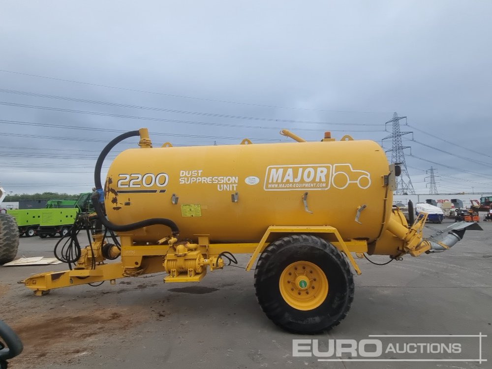 2015 Major PTO Driven Single Axle Sprung Draw Bar Dust Supression Unit - Ρυμούλκα για τρακτέρ: φωτογραφία 2 2015 Major PTO Driven Single Axle Sprung Draw Bar Dust Supression Unit - Ρυμούλκα για τρακτέρ: φωτογραφία 2