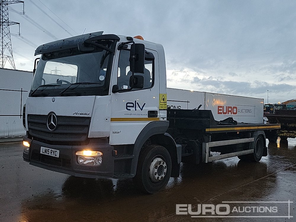 2015 Mercedes Atego 1221 - Φορτηγό με ανοιχτή καρότσα: φωτογραφία 1 2015 Mercedes Atego 1221 - Φορτηγό με ανοιχτή καρότσα: φωτογραφία 1