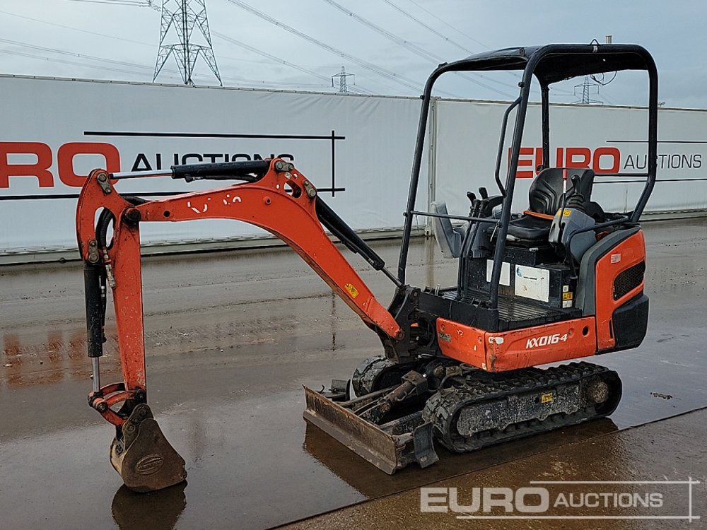 2016 Kubota KX016-4 - Μίνι εκσκαφέας: φωτογραφία 1 2016 Kubota KX016-4 - Μίνι εκσκαφέας: φωτογραφία 1