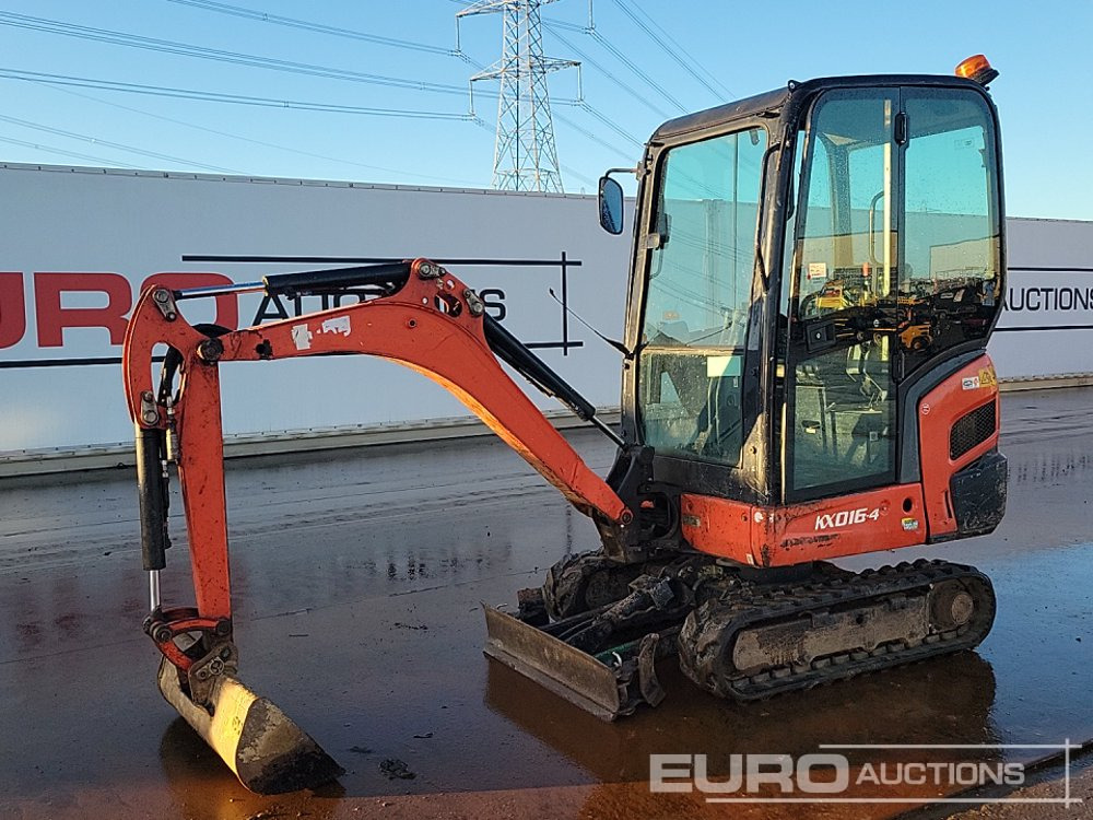 2016 Kubota KX016-4 - Μίνι εκσκαφέας: φωτογραφία 1 2016 Kubota KX016-4 - Μίνι εκσκαφέας: φωτογραφία 1