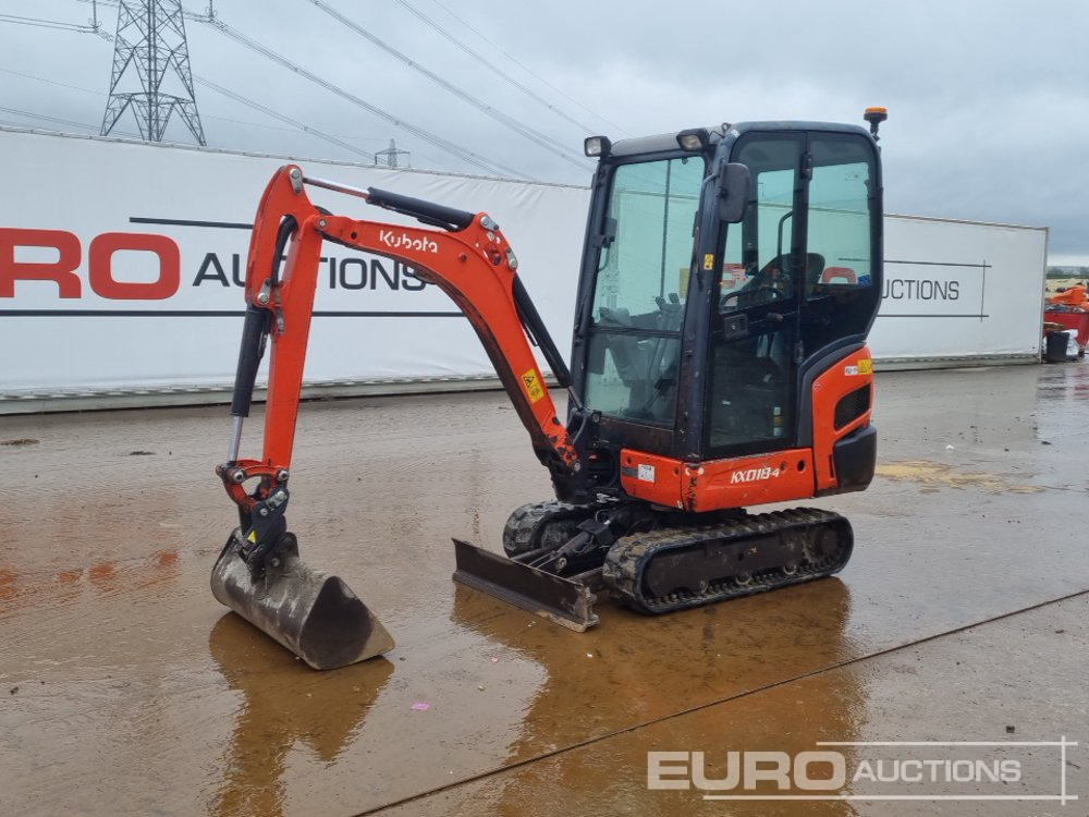 2016 Kubota KX018-4 - Μίνι εκσκαφέας: φωτογραφία 1 2016 Kubota KX018-4 - Μίνι εκσκαφέας: φωτογραφία 1