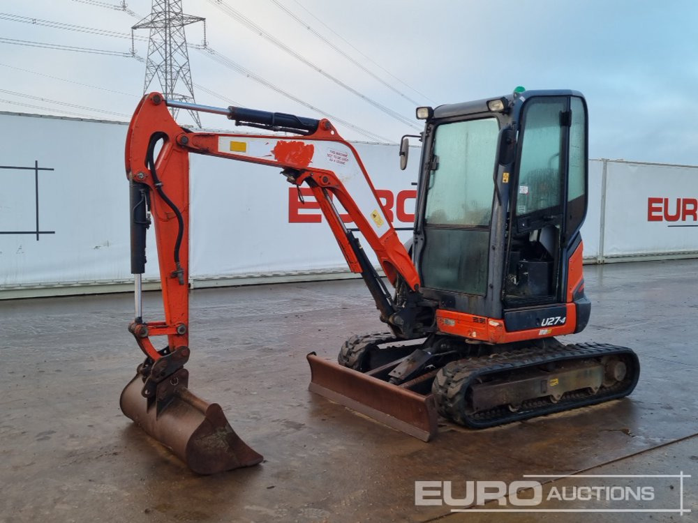 2016 Kubota U27-4 - Μίνι εκσκαφέας: φωτογραφία 1 2016 Kubota U27-4 - Μίνι εκσκαφέας: φωτογραφία 1
