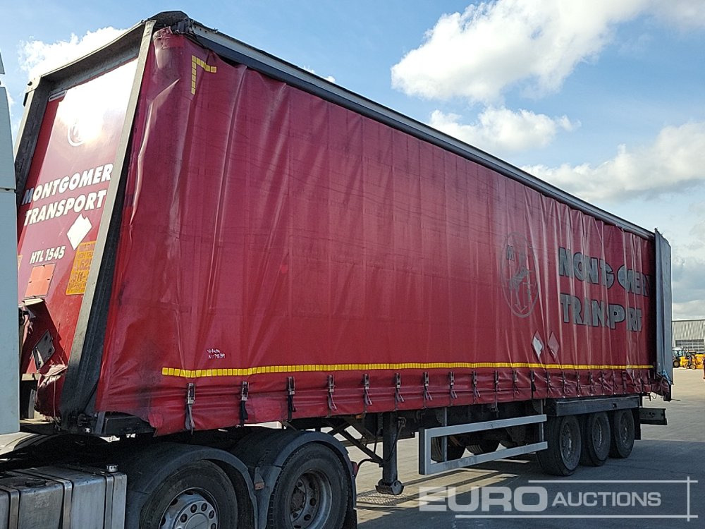 2016 Montracon Tri Axle Curtainsider Trailer - Επικαθήμενο κουρτίνα: φωτογραφία 1 2016 Montracon Tri Axle Curtainsider Trailer - Επικαθήμενο κουρτίνα: φωτογραφία 1