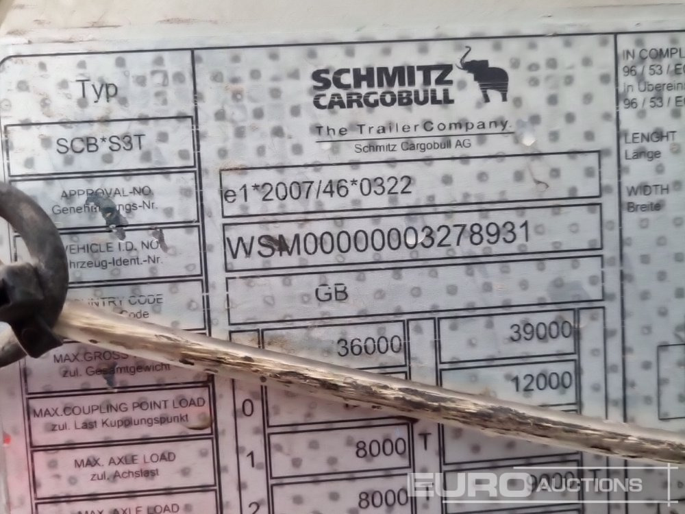Επικαθήμενο κουρτίνα 2017 Schmitz Tri Axle Curtainsider Trailer: φωτογραφία 43