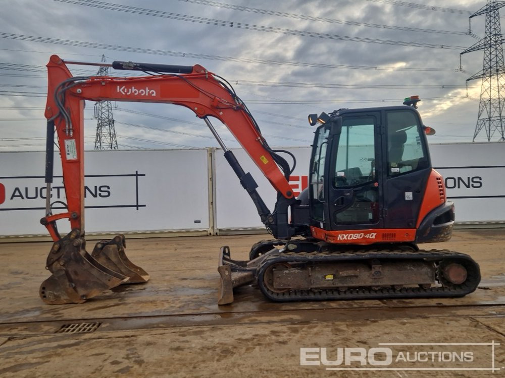 2018 Kubota KX080-4A - Μίνι εκσκαφέας: φωτογραφία 2 2018 Kubota KX080-4A - Μίνι εκσκαφέας: φωτογραφία 2