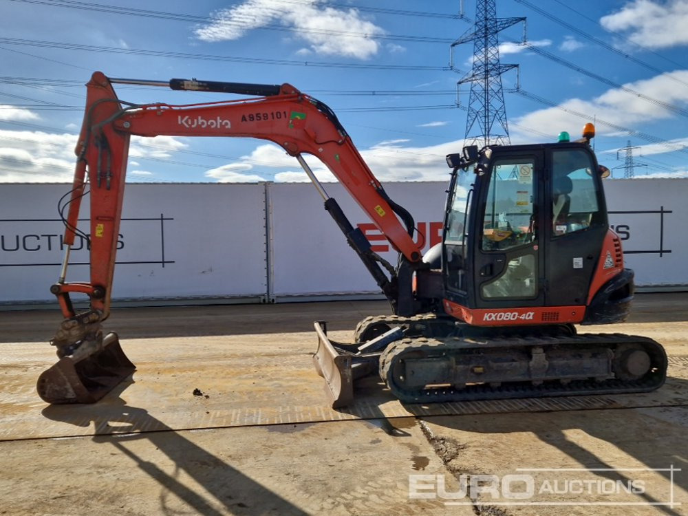 2018 Kubota KX080-4A - Μίνι εκσκαφέας: φωτογραφία 2 2018 Kubota KX080-4A - Μίνι εκσκαφέας: φωτογραφία 2