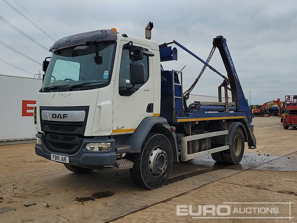 2019 DAF LF230 - Φορτηγό καδοφόρος φορτωτής: φωτογραφία 1 2019 DAF LF230 - Φορτηγό καδοφόρος φορτωτής: φωτογραφία 1
