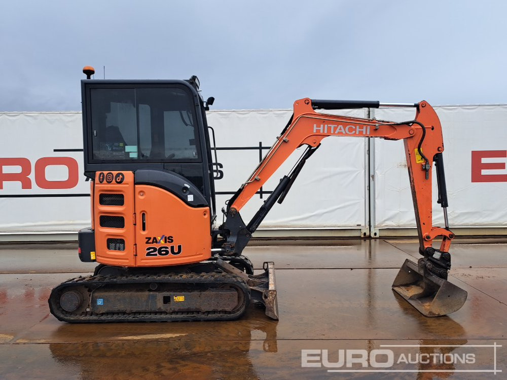 Μίνι εκσκαφέας 2019 Hitachi ZX26U-5A CR: φωτογραφία 6