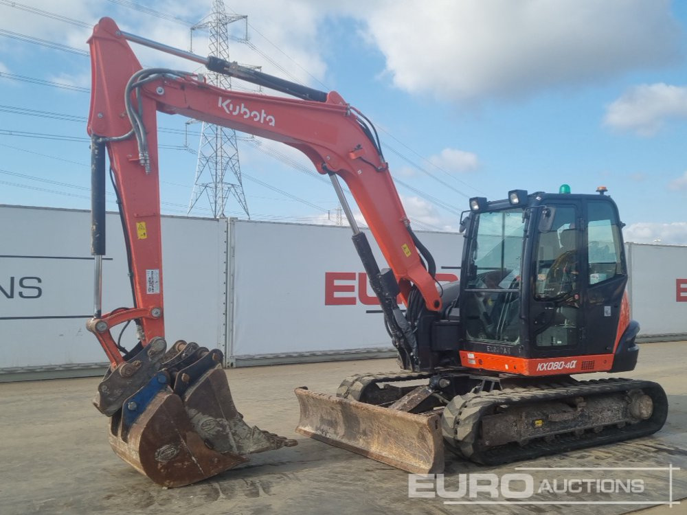 2019 Kubota KX080-4A - Μίνι εκσκαφέας: φωτογραφία 1 2019 Kubota KX080-4A - Μίνι εκσκαφέας: φωτογραφία 1