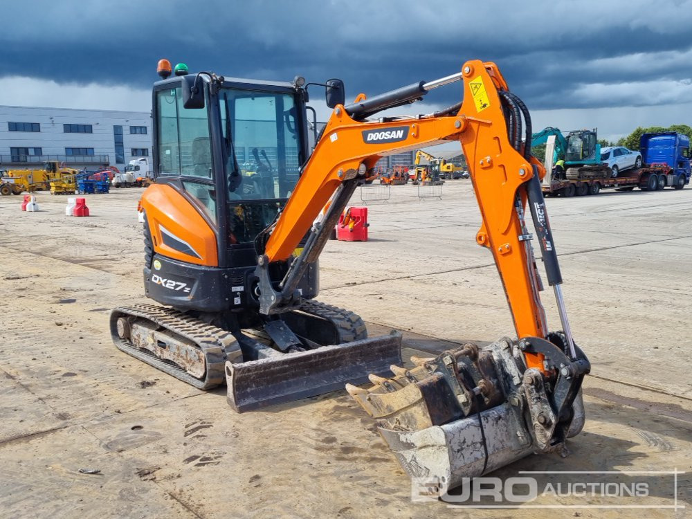 Μίνι εκσκαφέας 2021 Doosan DX27Z: φωτογραφία 7