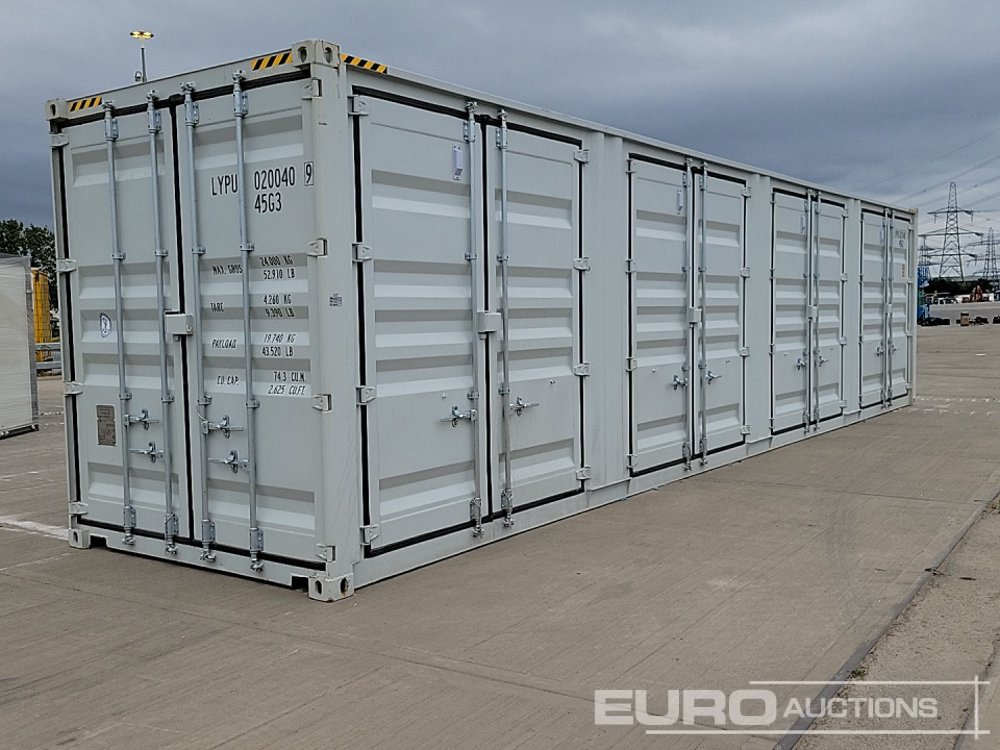 2025 40' x 8' High Cube Container, 4 Side Doors, 1 End Door (Cannot Be Reconsigned) - Εμπορευματοκιβώτιο: φωτογραφία 1 2025 40' x 8' High Cube Container, 4 Side Doors, 1 End Door (Cannot Be Reconsigned) - Εμπορευματοκιβώτιο: φωτογραφία 1