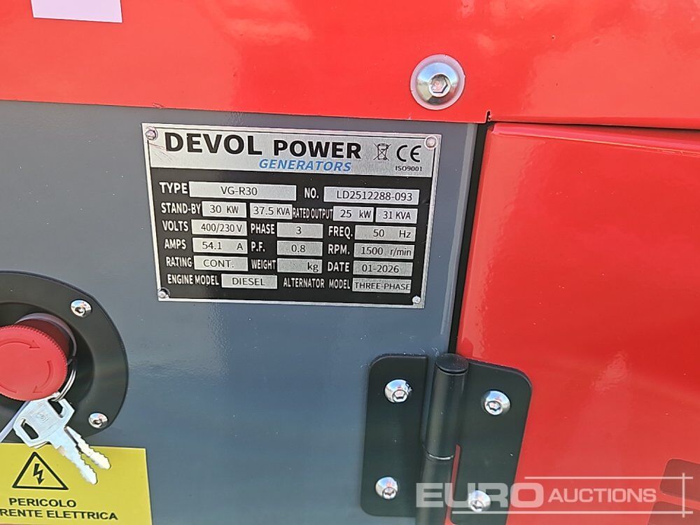 Βιομηχανική γεννήτρια 2026 Devol VG-R30: φωτογραφία 25 Βιομηχανική γεννήτρια 2026 Devol VG-R30: φωτογραφία 25