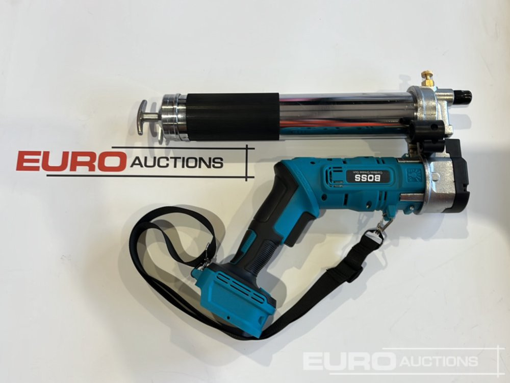 Εξοπλισμός γκαράζ Boss 21 Volt Lithium Battery Cordless Grease Gun, 2 Batteries, Charger, Case, Shoulder Strap, Extension Pieces and Fittings: φωτογραφία 11