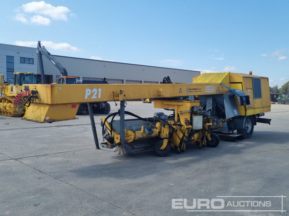 Bucher Schorling P21 Single Axle Runway Sweeper, Snow Clearing Brush, Snow Blower, Dryer - Φυσητήρας χιονιού: φωτογραφία 1 Bucher Schorling P21 Single Axle Runway Sweeper, Snow Clearing Brush, Snow Blower, Dryer - Φυσητήρας χιονιού: φωτογραφία 1