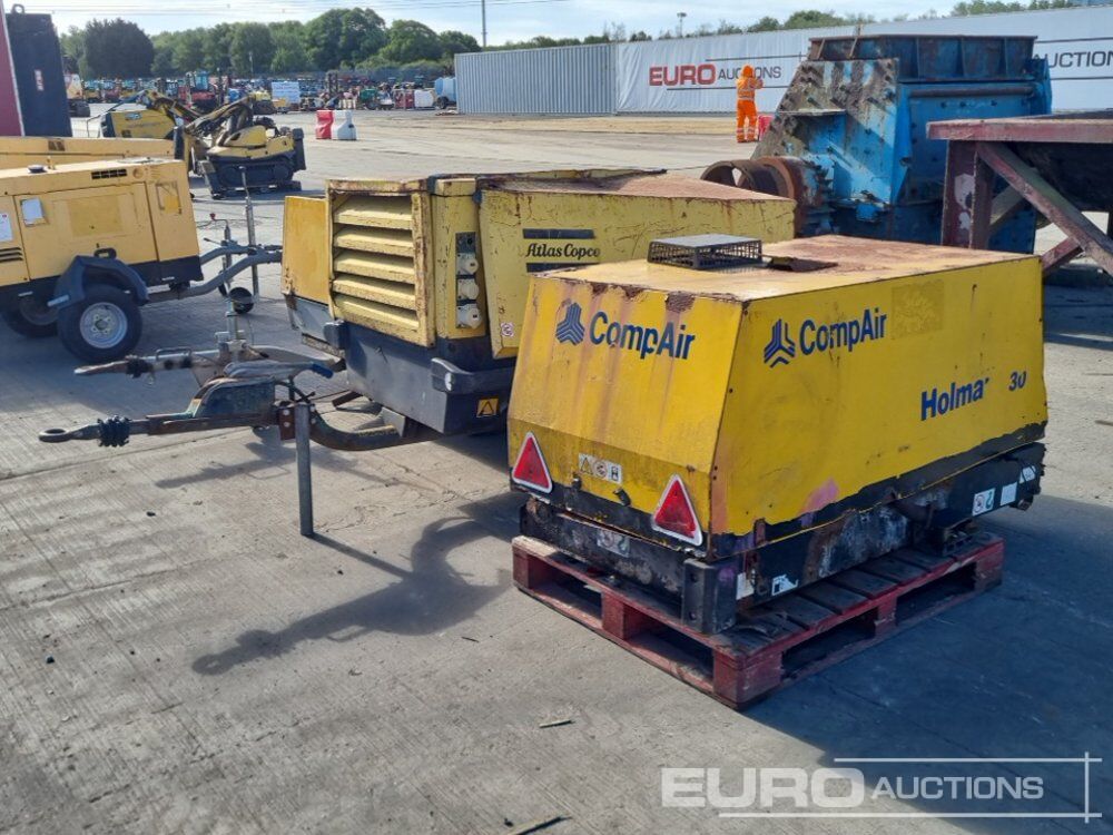 Comp Air Compressor (Engine Missing), Atlas Copco Single Axle Compressor (Engine Missing), Comp Air Single Axle Compressor (Engine Missing) - Αεροσυμπιεστής: φωτογραφία 1 Comp Air Compressor (Engine Missing), Atlas Copco Single Axle Compressor (Engine Missing), Comp Air Single Axle Compressor (Engine Missing) - Αεροσυμπιεστής: φωτογραφία 1
