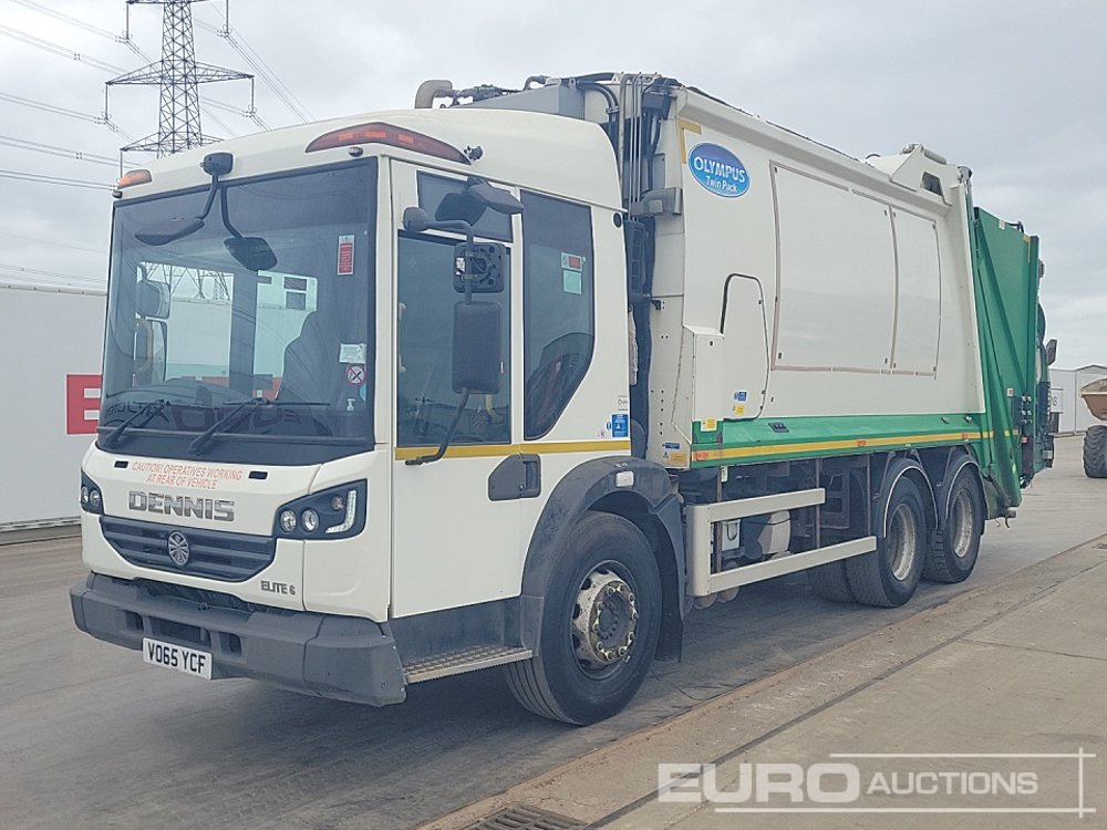 Dennis Elite 6 6x4 Refuse Lorry, 360 Camera, Automatic Gearbox - Απορριμματοφόρο: φωτογραφία 1 Dennis Elite 6 6x4 Refuse Lorry, 360 Camera, Automatic Gearbox - Απορριμματοφόρο: φωτογραφία 1