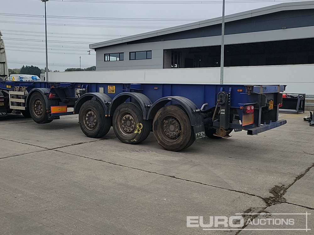 Dennison Trailers 4 Axle 40' Skeleton Trailer, Front Lift Axle, Twist Locks - Επικαθήμενο πλατφόρμα/ Καρότσα: φωτογραφία 3 Dennison Trailers 4 Axle 40' Skeleton Trailer, Front Lift Axle, Twist Locks - Επικαθήμενο πλατφόρμα/ Καρότσα: φωτογραφία 3