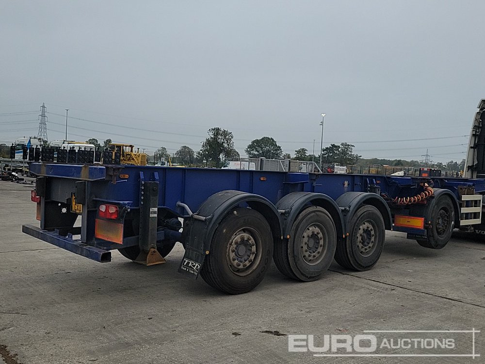 Dennison Trailers 4 Axle 40' Skeleton Trailer, Front Lift Axle, Twist Locks - Επικαθήμενο πλατφόρμα/ Καρότσα: φωτογραφία 5 Dennison Trailers 4 Axle 40' Skeleton Trailer, Front Lift Axle, Twist Locks - Επικαθήμενο πλατφόρμα/ Καρότσα: φωτογραφία 5
