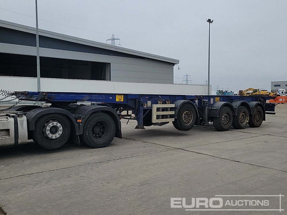 Dennison Trailers 4 Axle 40' Skeleton Trailer, Front Lift Axle, Twist Locks - Επικαθήμενο πλατφόρμα/ Καρότσα: φωτογραφία 1 Dennison Trailers 4 Axle 40' Skeleton Trailer, Front Lift Axle, Twist Locks - Επικαθήμενο πλατφόρμα/ Καρότσα: φωτογραφία 1
