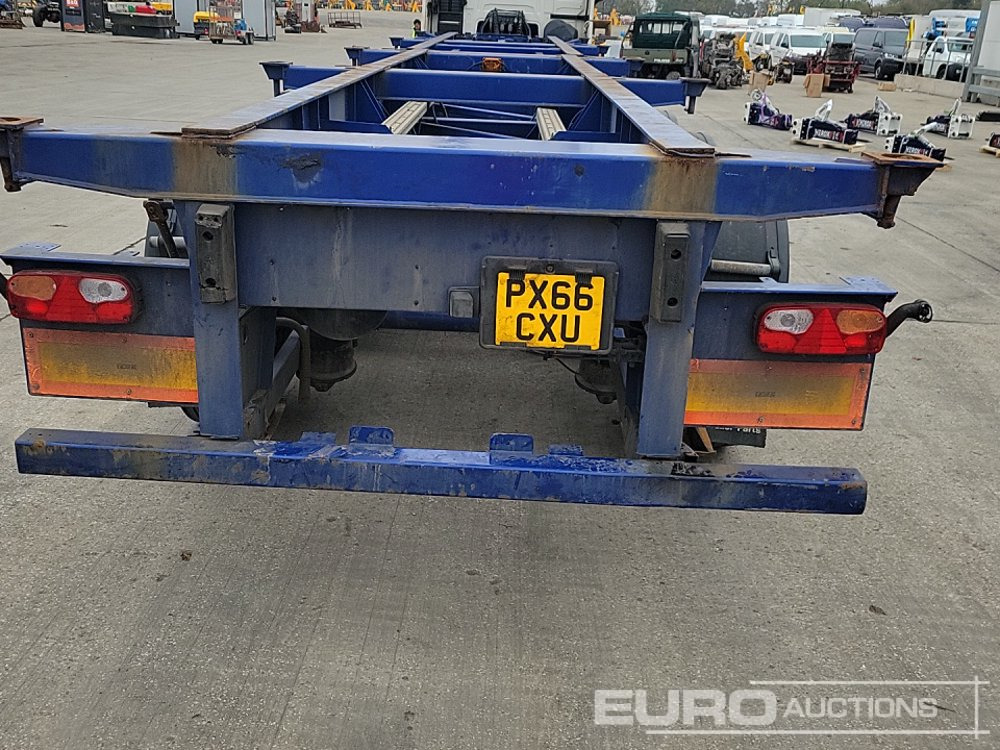 Dennison Trailers 4 Axle 40' Skeleton Trailer, Front Lift Axle, Twist Locks - Επικαθήμενο πλατφόρμα/ Καρότσα: φωτογραφία 4 Dennison Trailers 4 Axle 40' Skeleton Trailer, Front Lift Axle, Twist Locks - Επικαθήμενο πλατφόρμα/ Καρότσα: φωτογραφία 4