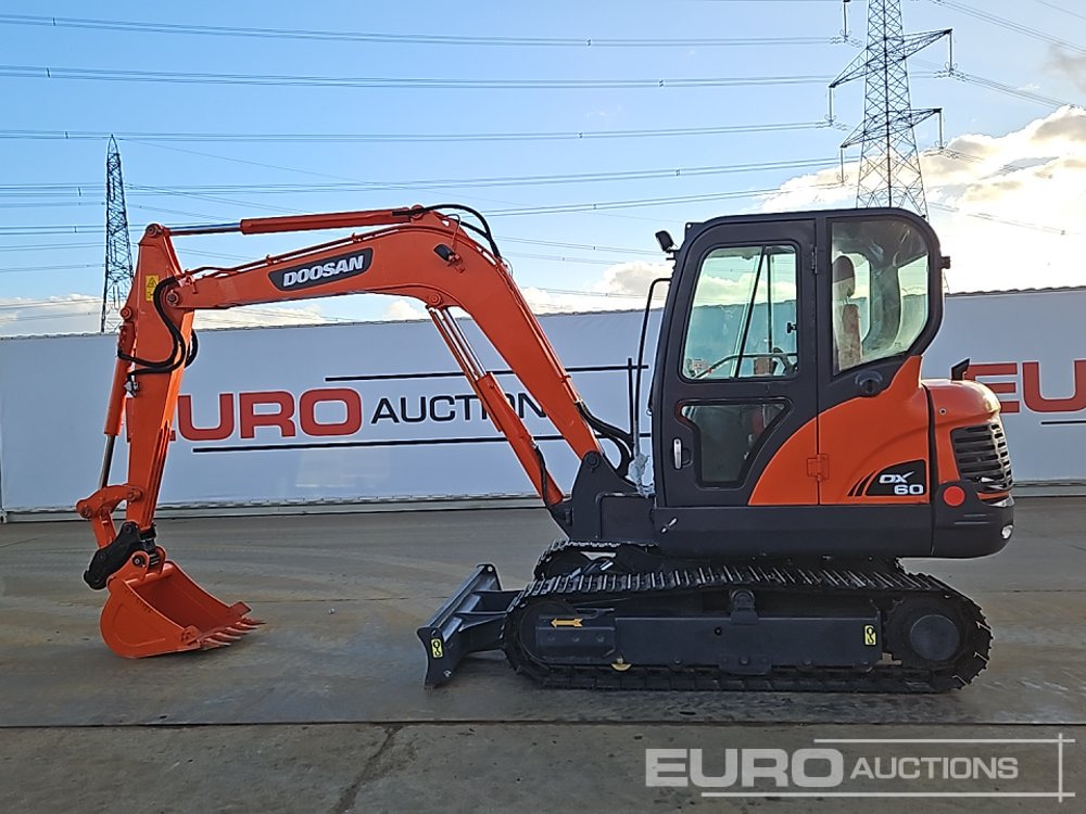 Doosan DX60 - Μίνι εκσκαφέας: φωτογραφία 2 Doosan DX60 - Μίνι εκσκαφέας: φωτογραφία 2
