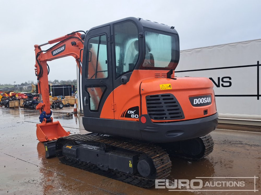 Doosan DX60 - Μίνι εκσκαφέας: φωτογραφία 3 Doosan DX60 - Μίνι εκσκαφέας: φωτογραφία 3
