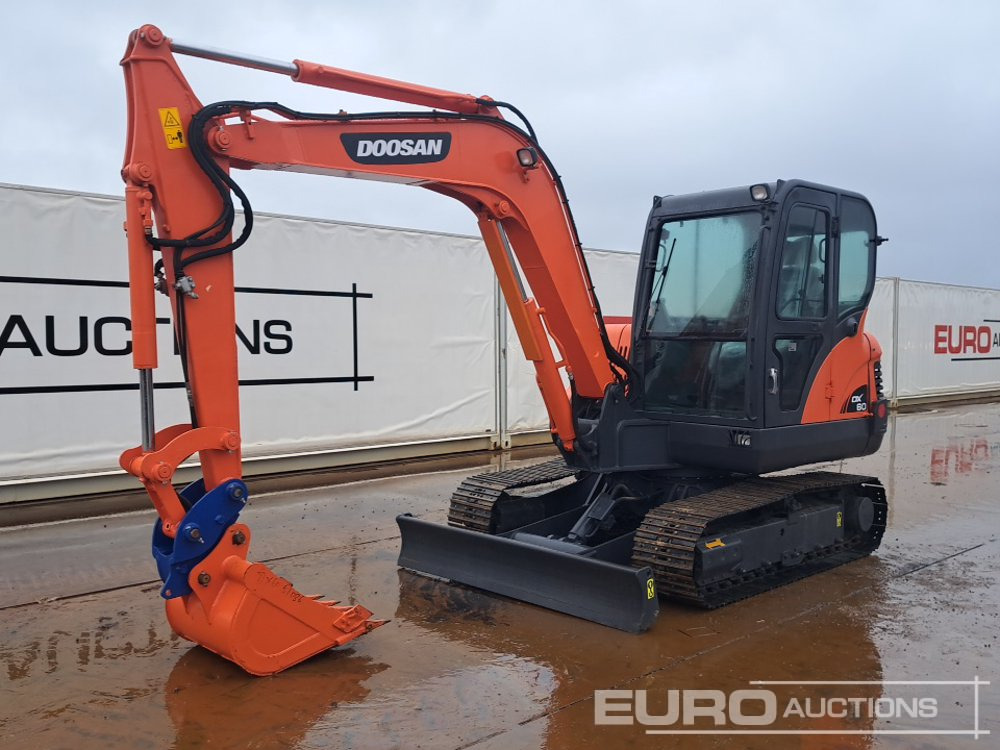 Doosan DX60 - Μίνι εκσκαφέας: φωτογραφία 1 Doosan DX60 - Μίνι εκσκαφέας: φωτογραφία 1