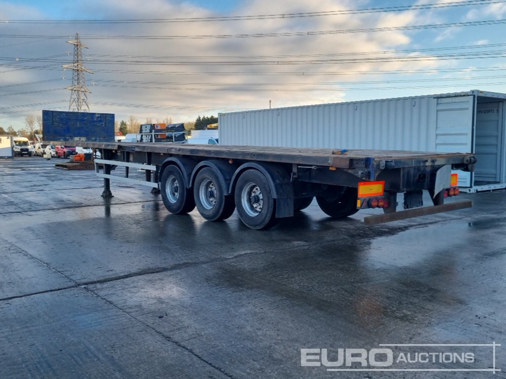 Haldex Tri Axle Flatbed Trailer - Επικαθήμενο πλατφόρμα/ Καρότσα: φωτογραφία 3 Haldex Tri Axle Flatbed Trailer - Επικαθήμενο πλατφόρμα/ Καρότσα: φωτογραφία 3
