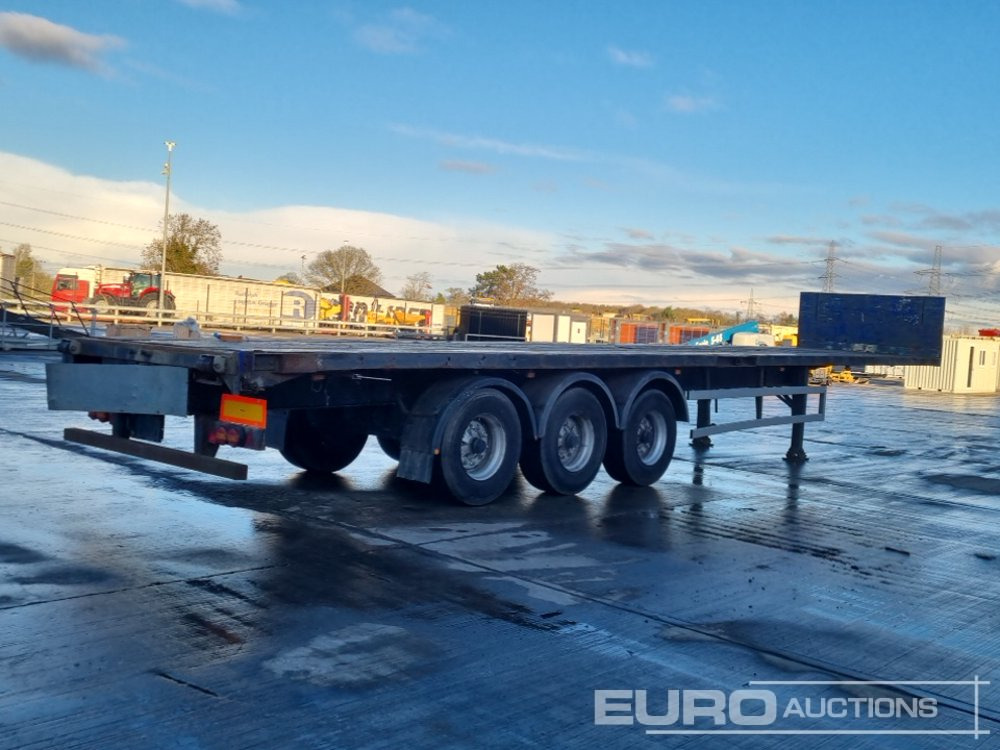 Haldex Tri Axle Flatbed Trailer - Επικαθήμενο πλατφόρμα/ Καρότσα: φωτογραφία 5 Haldex Tri Axle Flatbed Trailer - Επικαθήμενο πλατφόρμα/ Καρότσα: φωτογραφία 5