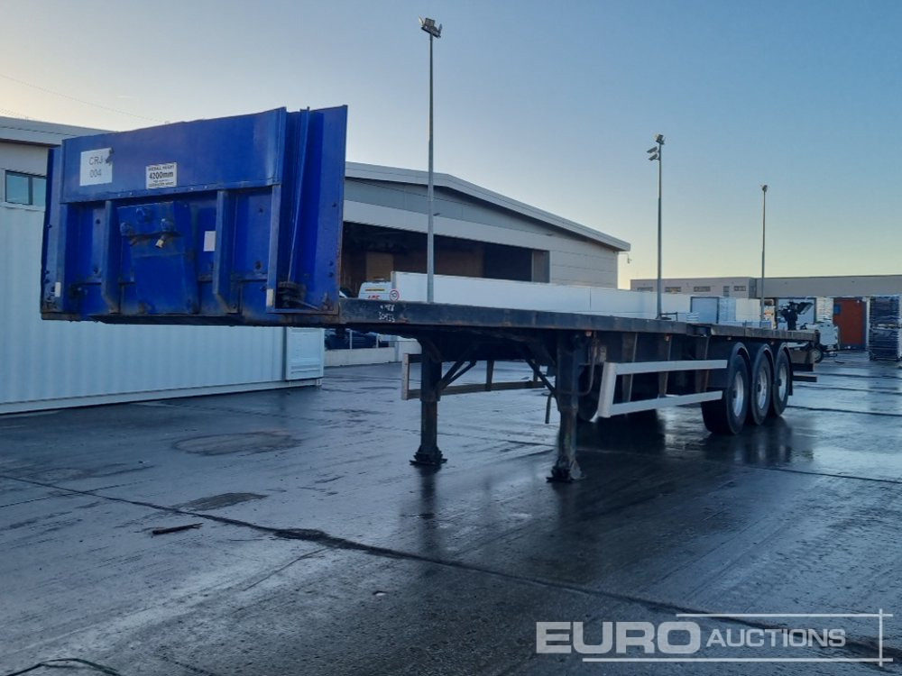 Haldex Tri Axle Flatbed Trailer - Επικαθήμενο πλατφόρμα/ Καρότσα: φωτογραφία 1 Haldex Tri Axle Flatbed Trailer - Επικαθήμενο πλατφόρμα/ Καρότσα: φωτογραφία 1