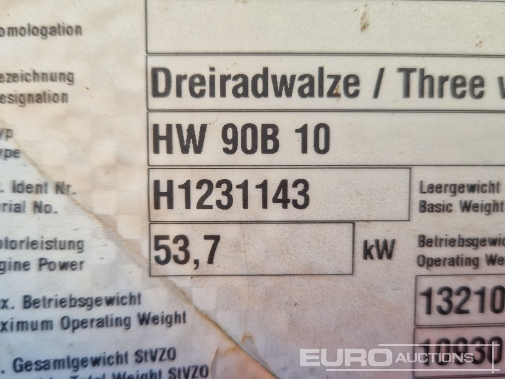 Ασφαλτικός οδοστρωτήρας Hamm HW90B-10: φωτογραφία 33