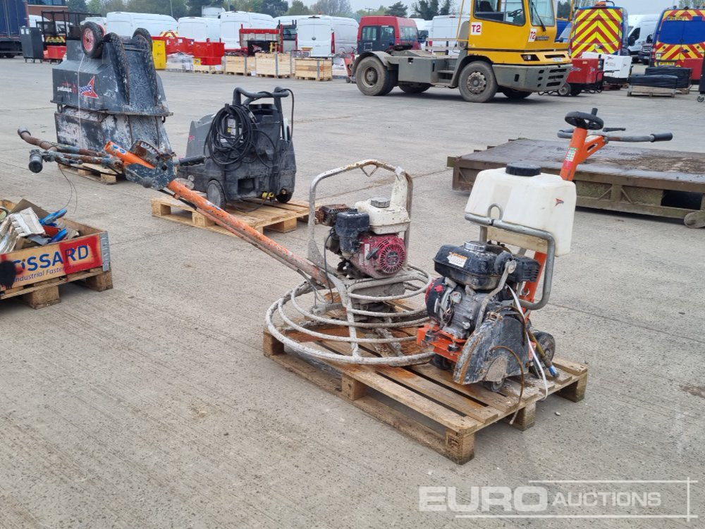 Husqvarna Walk Behind Petrol Floor Saw & Petrol Concrete Power Float - Μηχανών ασφάλτου: φωτογραφία 1 Husqvarna Walk Behind Petrol Floor Saw & Petrol Concrete Power Float - Μηχανών ασφάλτου: φωτογραφία 1