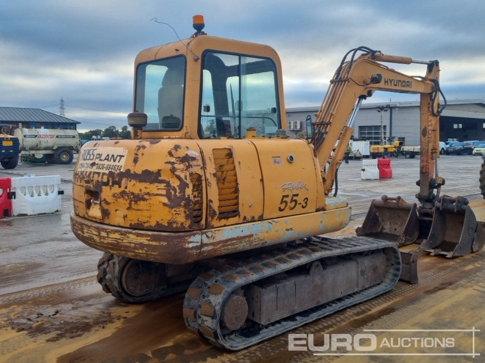 Hyundai 55-3 - Μίνι εκσκαφέας: φωτογραφία 5 Hyundai 55-3 - Μίνι εκσκαφέας: φωτογραφία 5